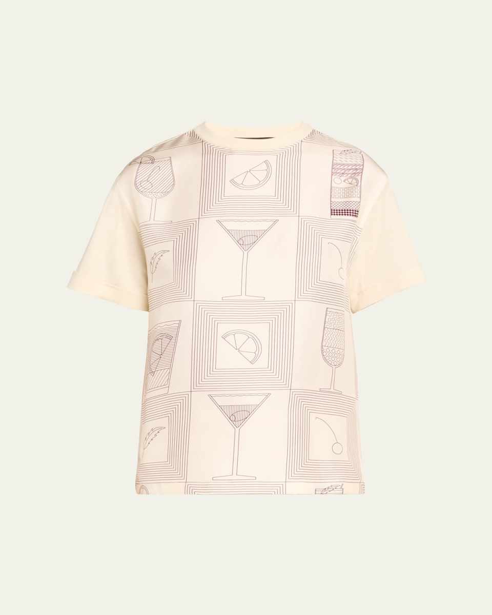 Mazzorbo Short-Sleeve Silk Cotton T-Shirt